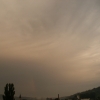 Shelf cloud a duha v Hodkovicích nad Mohelkou - 4.8.2011