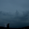 9.6.2013-Večerní bouřka,která se valila nad Turnov (17:45) pozorovaná z Hodkovic n/Moh.