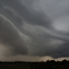 Bouřka s masivním shelf cloudem u Pardubic - 21.9.2014  17:40
