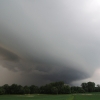 Bouřka se Shelf cloudem na Pardubicku 24.5.2014