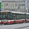 Husté sněžení v Praze - 17.2.2016
