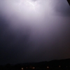 Noční bouře s pěknou strukturou - Hodkovice nad Mohelkou - 20.8.2012