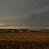Rozpadající se bouřka se shelf cloudem u Branišovic - 10.7.2023