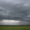 Slabá bouřka a pěkný shelf cloud poblíž Pardubic - 4.5.2019