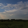 Supercela nad Prahou a kovadliny ze vzdálených bouřek - 19.5.2014