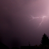 Večerní bouřka v Úvalech - 31.5.2012