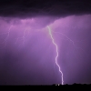 Night thunderstorms between Novi Sad and Titel (Serbia) - 22.4.2025